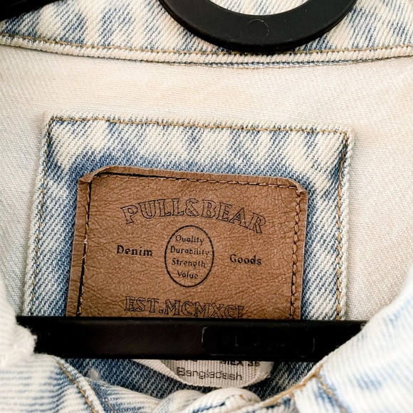 HAND PAINTED Oversized Demin Jacket - Picture 3 of 3